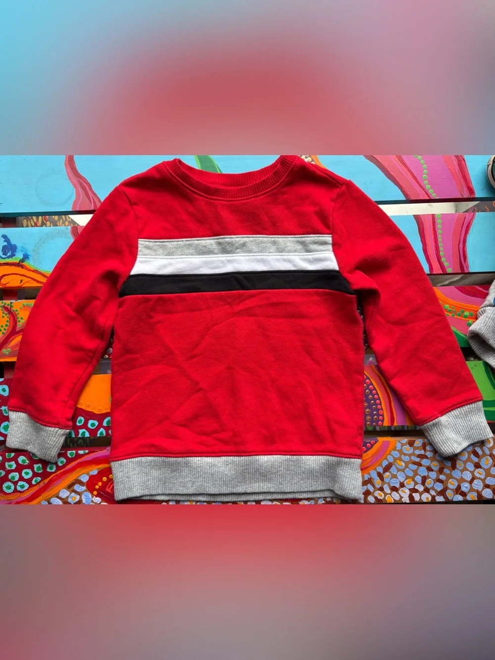 The Children’s Place Kids 3 Piece Crew Sweatshirt and Hoodie Bundle Size 4T